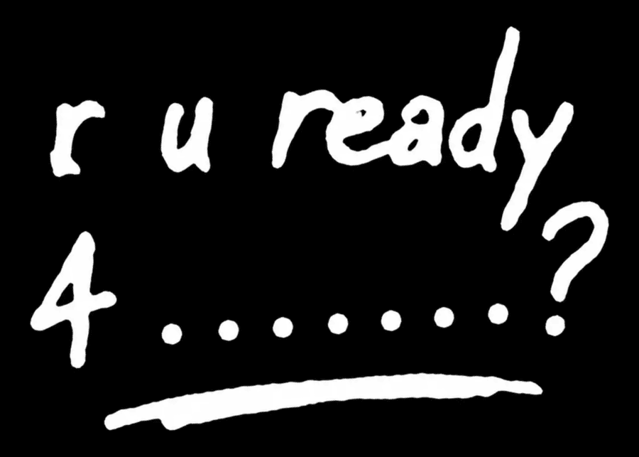 r u ready 4 ......? Hand-written teaser for the Marco Strous US Headline Tour 2026.